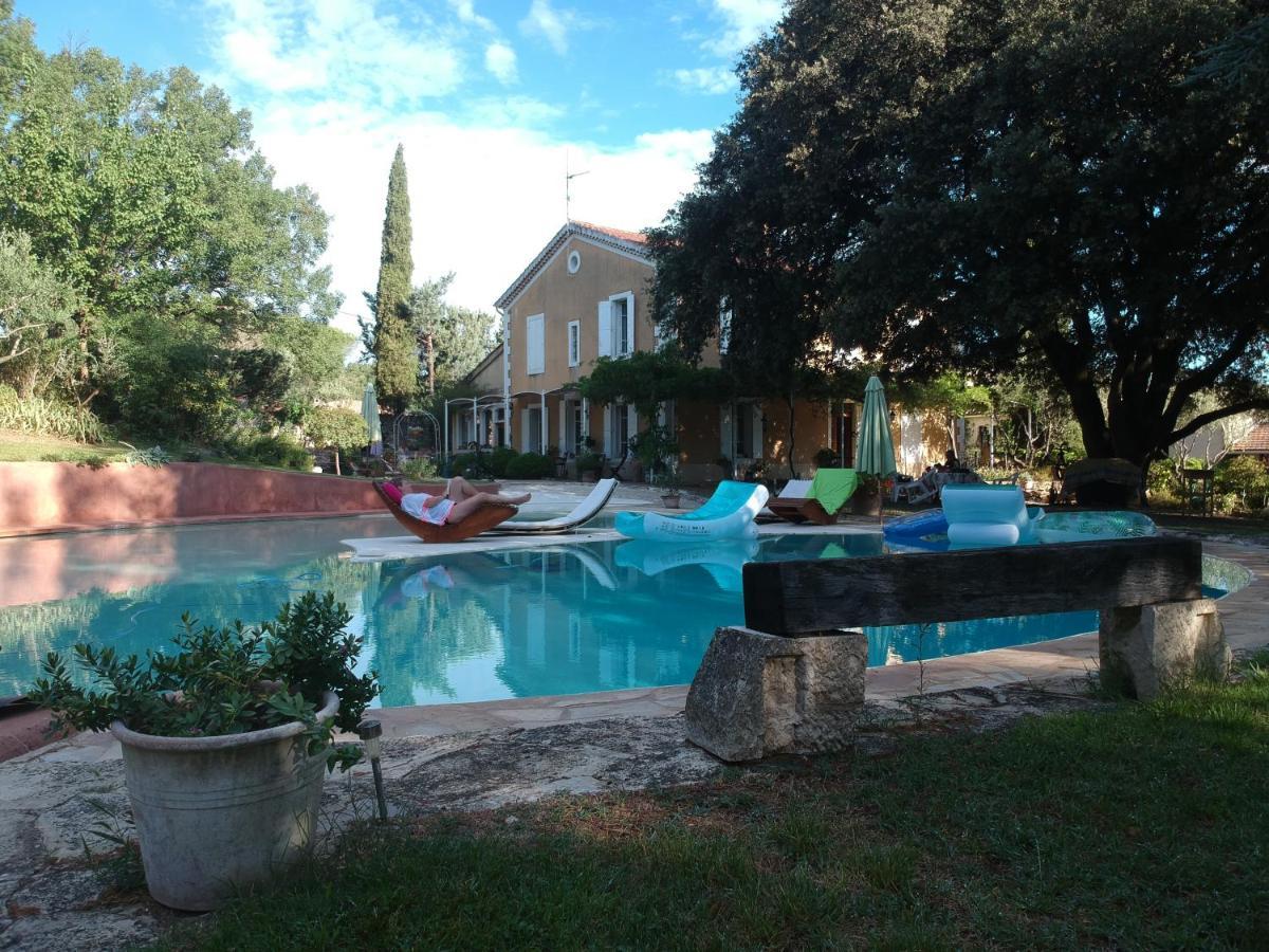 Le Fer En Ceze Bed & Breakfast Sabran Bagian luar foto